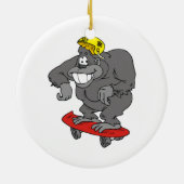 Surfgorilla Keramikornament (Hinten)