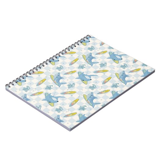 Surfhaie Notizblock (Linke Seite)