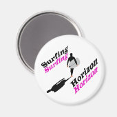 Surfhorizon-T - Shirt Magnet (Vorderseite/Rückseite)