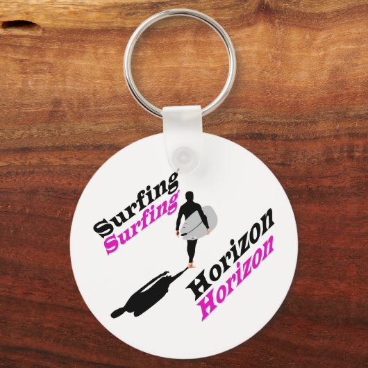 Surfhorizon-T - Shirt Schlüsselanhänger (Vorderseite)