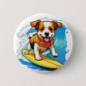 Surfhund Button (Vorderseite)