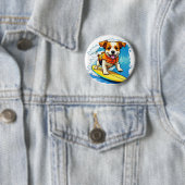 Surfhund Button (Beispiel)