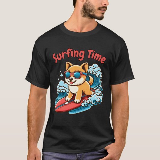 Surfhund-Freund T-Shirt (Vorderseite)