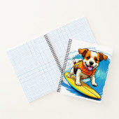 Surfhund Notizblock (Innenseite)