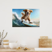Surfhund Poster (Küche)
