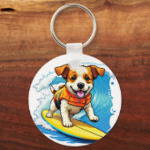 Surfhund Schlüsselanhänger (Rückseite)