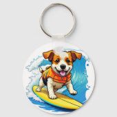 Surfhund Schlüsselanhänger (Rückseite)