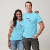 Surfin' Cooler Blue Surfer T-Shirt (Unisex)