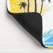 "Surfin'" das Netz Mousepad (Ecke)