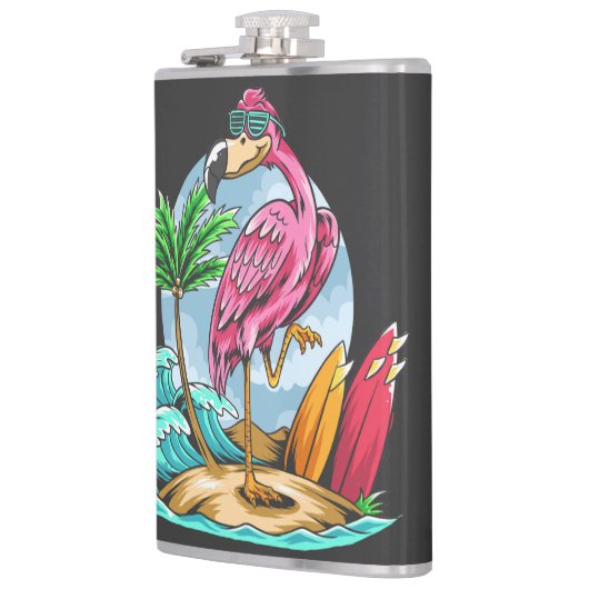 Surfin Flamingo! Flachmann (Links)
