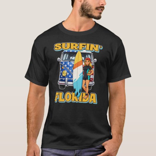 Surfin' FLORIDA T-Shirt (Vorderseite)