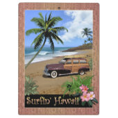 Surfin' Hawaii Klemmbrett (Rückseite)