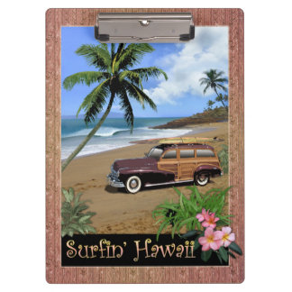 Surfin' Hawaii Klemmbrett