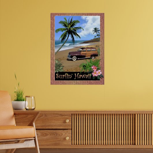 Surfin' Hawaii Poster (Wohnzimmer 2)