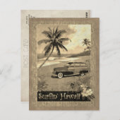 Surfin' Hawaii Postkarte (Vorne/Hinten)