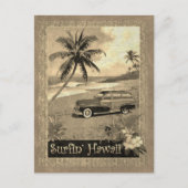 Surfin' Hawaii Postkarte (Vorderseite)