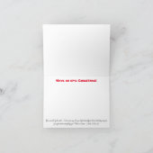 Surfin Santa Faltkarte Feiertagskarte (Innenseite)