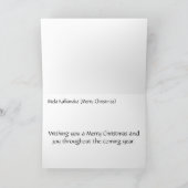 Surfin' Santa Feiertagskarte (Innenseite)