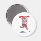 sUrFiN sAnTa Magnet (Vorderseite/Rückseite)