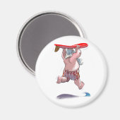sUrFiN sAnTa Magnet (Vorderseite/Rückseite)
