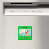 Surfin' Santa Magnet (In Situ (Geschirrspüler))