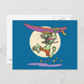 Surfin' Stu Postkarte (Vorne/Hinten)