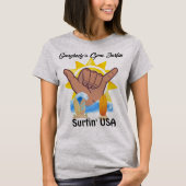 Surfin' USA Damen T-Shirt (Vorderseite)