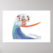 sUrFiN WiTh sAnTa Poster (Vorne)