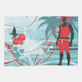 Surfing 4 Küchentücher (Horizontal)