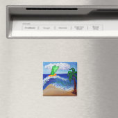 Surfing Angel Raphael Magnet (In Situ (Geschirrspüler))