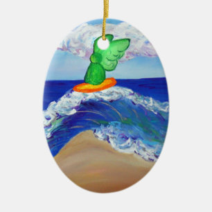 Surfing Angel Raphael Reiten Heilung Wave Ornament