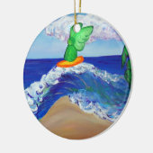Surfing Angel Raphael Reiten Heilung Wave Ornament (Links)