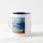 Surfing Angel Raphael Tasse (Vorderseite Links)