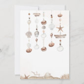 Surfing Beach Boho Baby On Board Baby Shower Einladung (Rückseite)