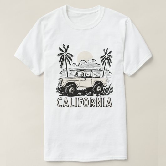 surfing_car T-Shirt (Design vorne)