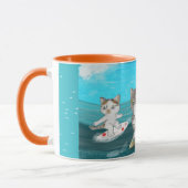 Surfing Cats Tasse (Links)