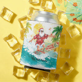 Surfing Christmas in July with SANTA CLAUS   Dosenkühler