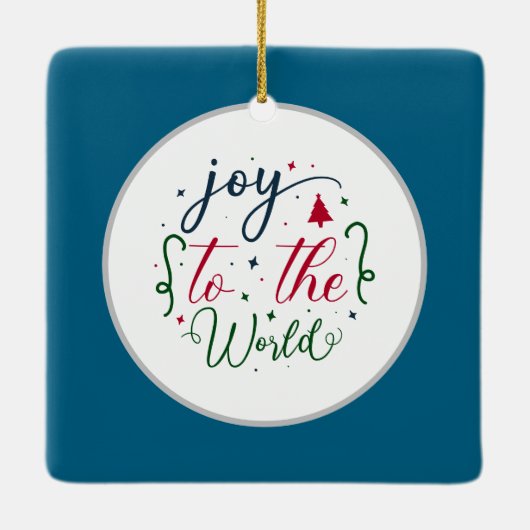 Surfing Christmas with Santa Claus surfer Ceramic Keramikornament (Rückseite)