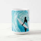 Surfing Coffee Mug Kaffeetasse (Mittel)