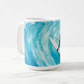 Surfing Coffee Mug Kaffeetasse (Vorderseite Links)