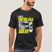 Surfing Dad Kitesurfer Surfing Windsurfing Surfer T-Shirt (Vorderseite)