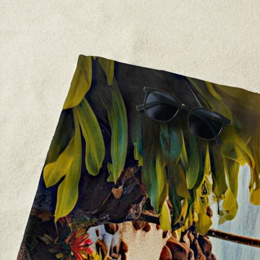 Surfing Flyer Diesel Train am Strand Strandtuch (Beispiel)