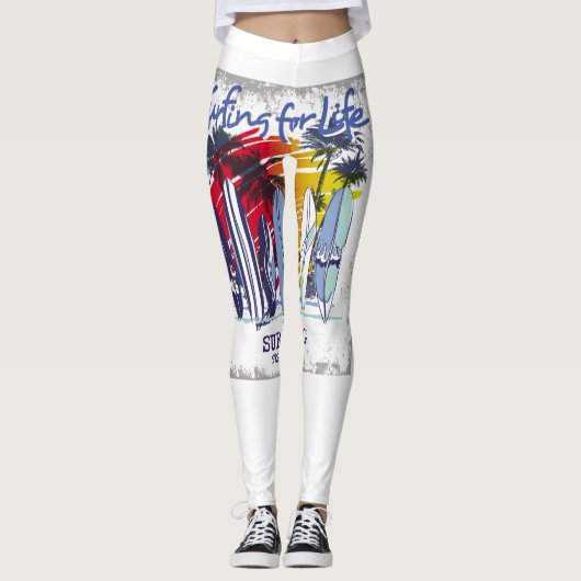 surfing for life leggings (Vorderseite)