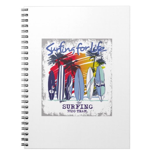 surfing for life notizblock (Vorderseite)
