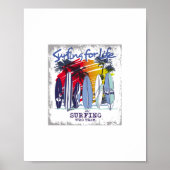 surfing for life poster (Vorne)