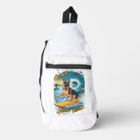 Surfing German Shepherd
