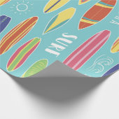 Surfing Geschenkpapier (Ecke)