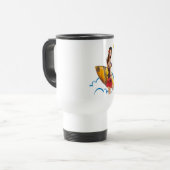 surfing girl reisebecher (Vorderseite Links)