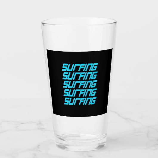 Surfing Glas (Vorderseite)