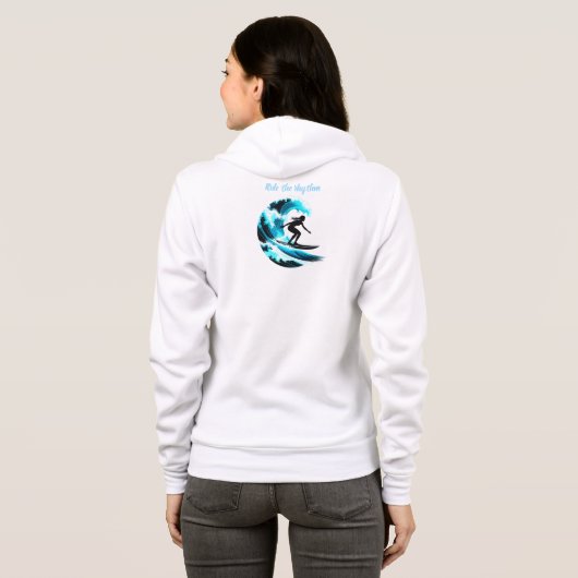 surfing hoodie (Schwarz voll)